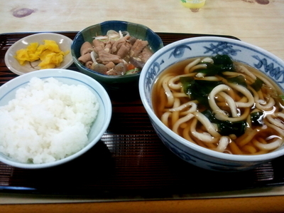 「うどんセット」@農協直営食堂の写真
