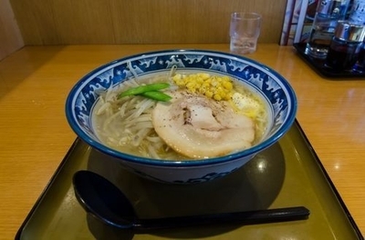 「塩もやしそば560円」@らーめん食堂 かかし 所沢店の写真
