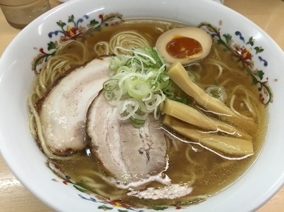 「塩らーめん780円+大盛100円」@煮干鰮らーめん 圓の写真