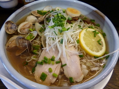 「【夏季限定】冷製蛤そば」@あら焼鶏白湯 カシムラの写真