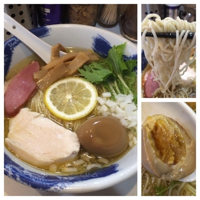 「限定 トリュフ香る冷やし煮干し塩らーめん 780円」@麺屋 扇 SENの写真