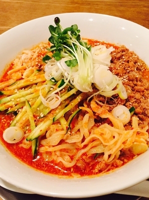 「（夏季限定）冷やし担々麺¥900（大盛無料）」@手打ちラーメン 谷家の写真