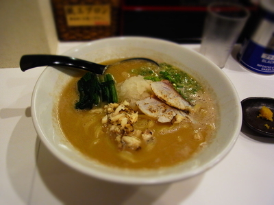 「<限定> 濃厚真鯛白湯2nd 800円」@海老・特濃煮干そば まるはの写真