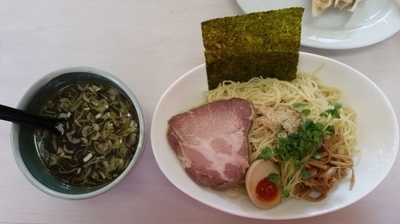 「煮干出汁つけそば」@あぢとみ食堂の写真