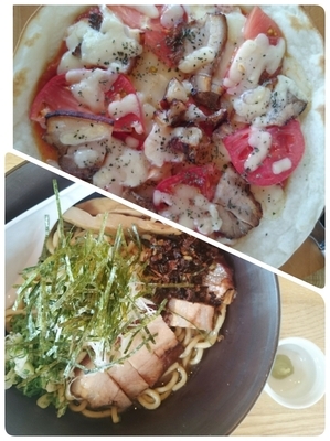 「①旨煮干の和風Cafeソバ(880円)」@湖麺屋 Reel Cafeの写真