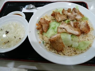 「油淋鶏チャーハン790円」@福華厨房 アリオ西新井店の写真