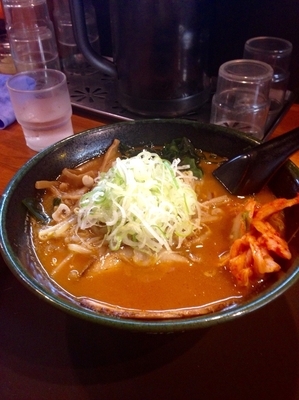 「キムチラーメ ¥900」@北海道らーめん 味源 小平店の写真