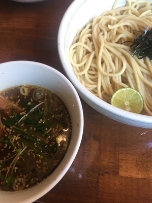 「支那つけそば、大盛り」@日本橋 製麺庵 なな蓮の写真