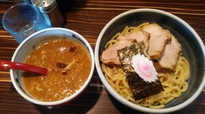 「焼豚つけそば   赤  \1050」@中華そば 螢の写真