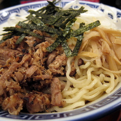 「冷製和えそば（大盛・縮れ麺） 730円」@東京らあめんタワー 芝大門本店の写真