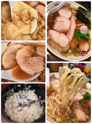 「焼豚ワンタンメン￥1030」@白河手打中華 賀乃屋の写真