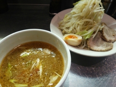 「うま塩つけ麺(780円)オール普通」@らーめん大 大久保店の写真