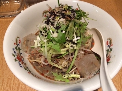 「限定　黒胡麻冷やし担担麺（９００円）」@新中華食堂 天海の写真