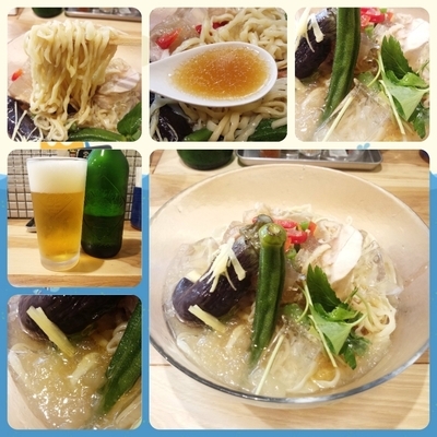 「【限定】鶏と煮干しのプルプルコラーゲン冷やし」@らーめん カッパハウスの写真