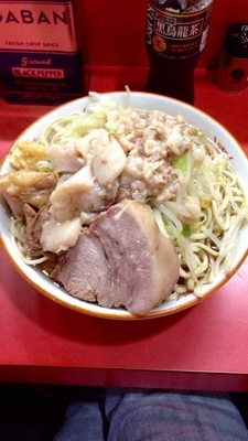 「大らーめん」@ラーメン二郎 仙川店の写真