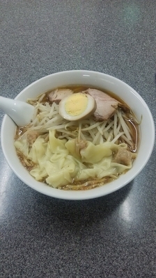「ワンタン麺」@中華麺店 喜楽の写真