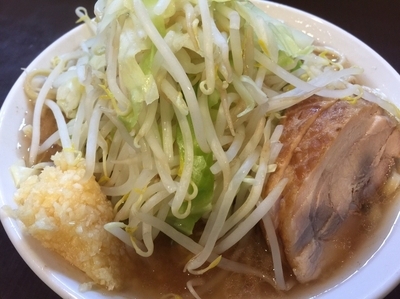 「小ラーメン＋ニンニク」@豚星。の写真