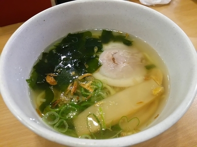 「【店舗限定】かっぱ流＿旨塩ラーメン」@かっぱ寿司 豊科店の写真