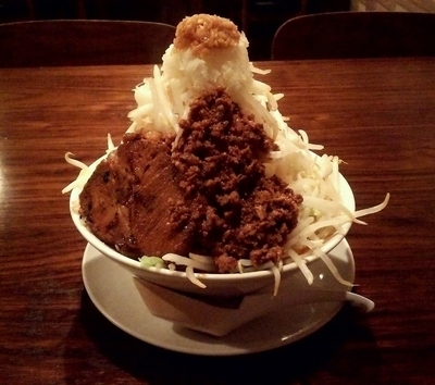 「雷醤正油ラーメン」@喝力屋の写真