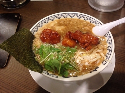 「黒酢鶏唐揚げばんから」@旭川味噌ラーメン ばんから 武石IC店の写真