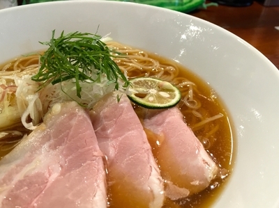 「冷し煮干そば」@らぁ麺 やまぐちの写真