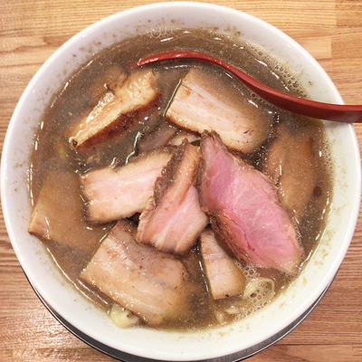 「肉そば（煮干）」@麺や 七彩 八丁堀店の写真