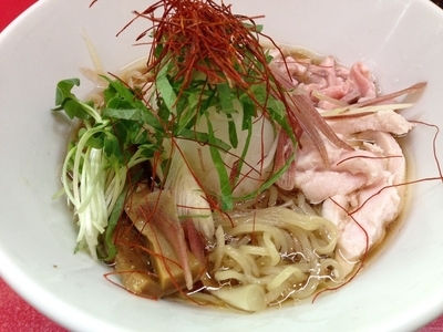 「限定：煮干し冷清湯～ひんやり大根おろしを添えて～」@麺喰屋 澤 江戸川R14号本店の写真