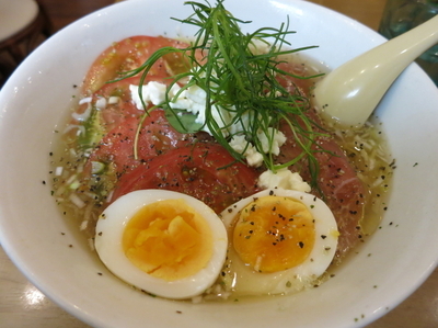 「Italian風フルルの冷やしSOBA　　850円」@麺屋 Hulu-luの写真