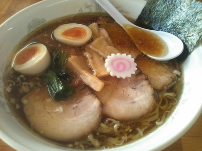 「特製手打ち中華（大盛り）」@らーめん 青龍の写真