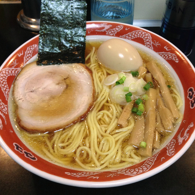 「ラーメン+味玉」@ラーメン専門 くぼ田の写真