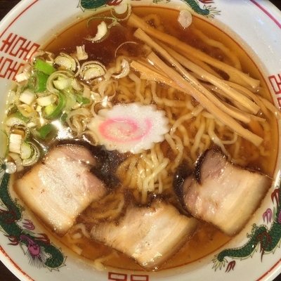 「中華そば￥600円」@元祖會津中華そば べこ めでたいや 東京分店の写真