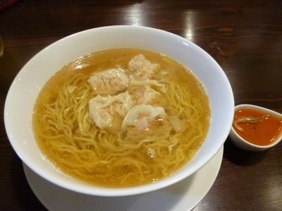 「【限定30食】　海老雲吞麺」@龍馬軒の写真