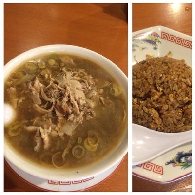 「ラーメン+半チャーハンセット1,000円」@末廣ラーメン本舗 高田馬場分店の写真