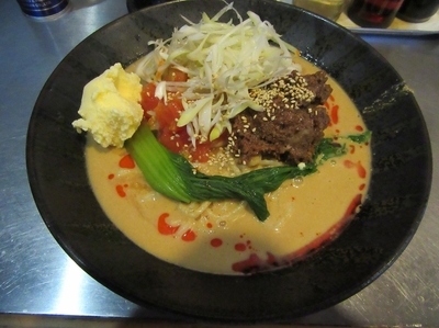 「限定　冷やし坦々麺（９００円）」@濃厚らーめんガツリの写真