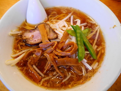 「ラーメン 麺硬め」@香湯ラーメン ちょろり 恵比寿店の写真
