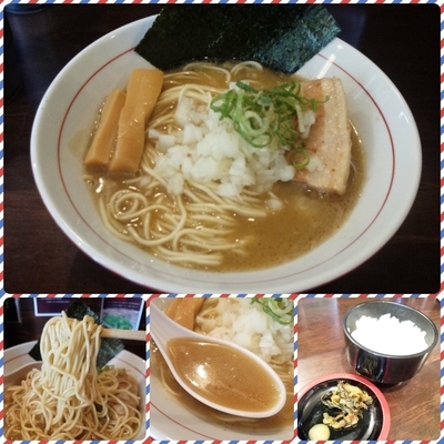 「濃厚煮干しそば＋ライス（和風）」@いりにぼの写真