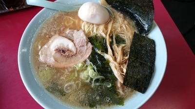 「ラーメン モーニング玉子」@ラーメンショップ幸手 金田亭の写真