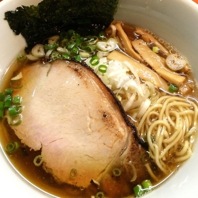 「あご煮干そば760円」@麺や 虎ノ道の写真