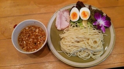 「辛つけ麺＋塩味玉」@麺屋 Hulu-luの写真