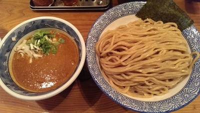 「辛つけ麺、特盛、胚芽麺、辛さ３倍」@道玄坂マンモスの写真
