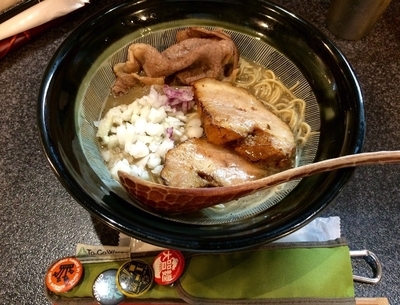 「海晴伊月スー三」@烈志笑魚油 麺香房 三くの写真