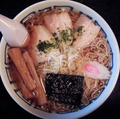 「中華そば600円大盛100円増し」@はまや・SUSHIDINING酒家の写真