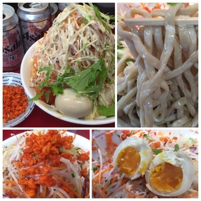 「冷やし中華（並）850円味玉100円ﾋﾞｰﾙ250円豚90円」@千里眼の写真