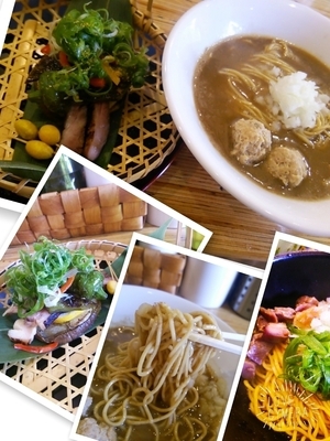 「【ｻﾏｰﾇｰﾄﾞﾙ+】鴨白湯煮干そば京都夏御膳+鴨和え玉」@NOODLE STOCK 鶴おかの写真