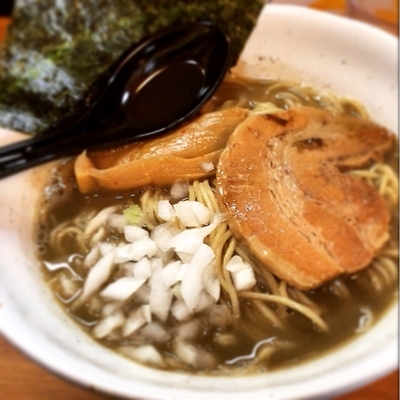 「らーめん（大盛）」@いのうえの写真