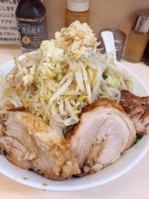 「ラーメン  ニンニクカラメ」@自家製ラーメン 大者の写真