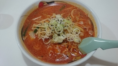 「辛味噌ラーメン(中辛)」@手もみラーメン もりもり亭の写真