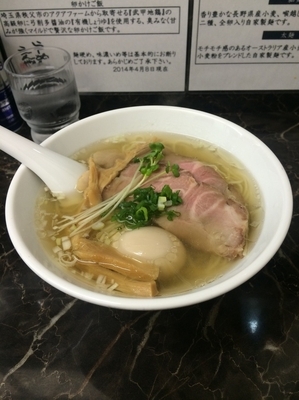 「味玉塩らーめん」@らーめん えんやの写真