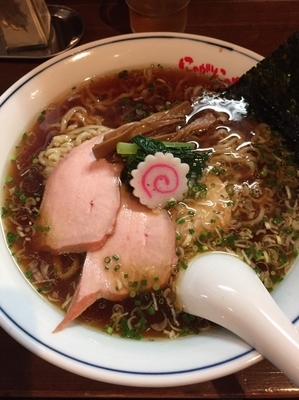 「さんま香油そば」@二代目 にゃがにゃが亭の写真