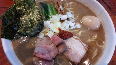 「特製濃厚豚骨魚介」@麺処 ほん田の写真